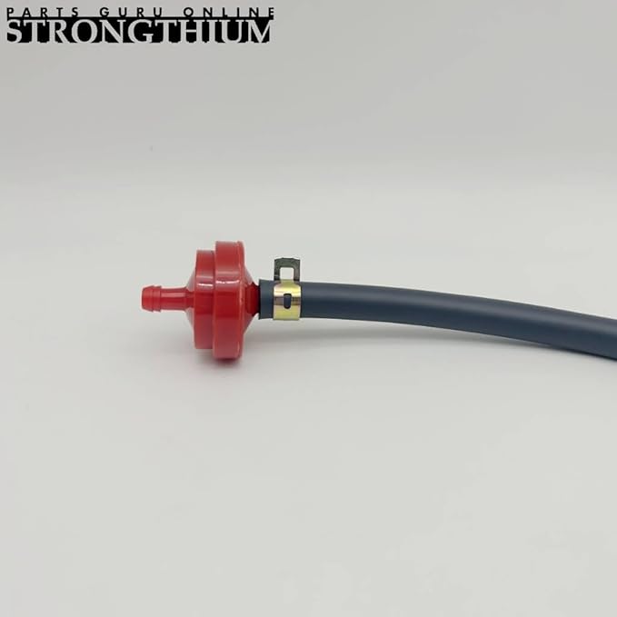Strongthium Lawn Mower 1/4 Inch ID Inline Gas Fuel Filter 298090S Replacement for Briggs Stratton 298090 394358 1501729MA 4105 7024751YP 951-3013 x3 with Fuel Clamps x6