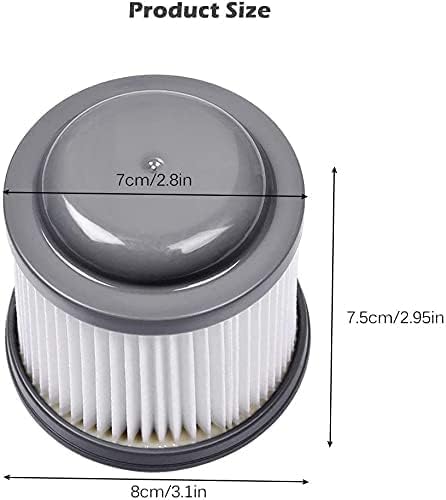KEEPOW PVF110 Replacement Filters for Black & Decker BDH2000PL Pivot Vacuum (1 Pack)