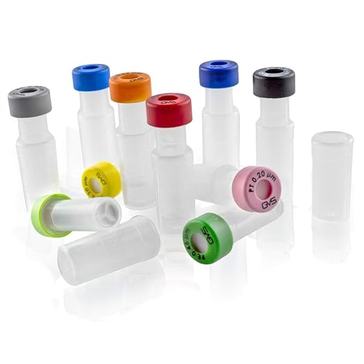 GVS Filter Technology, Separa® Syringeless Filter Vial, PTFE Membrane, 0.45µm, 100/pk