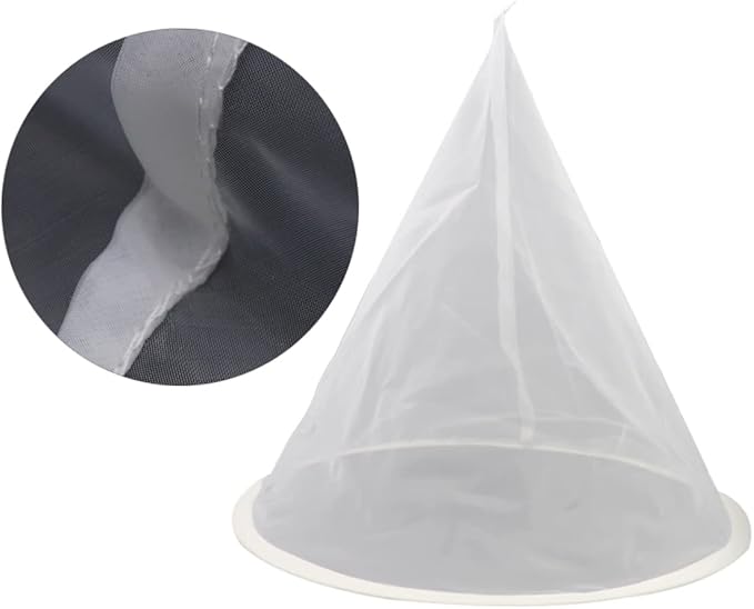 KICHOUSE Practical Mesh Honey Filter Tool Gauze Filter Net for Homemade Honey Drinks Kitchen Use