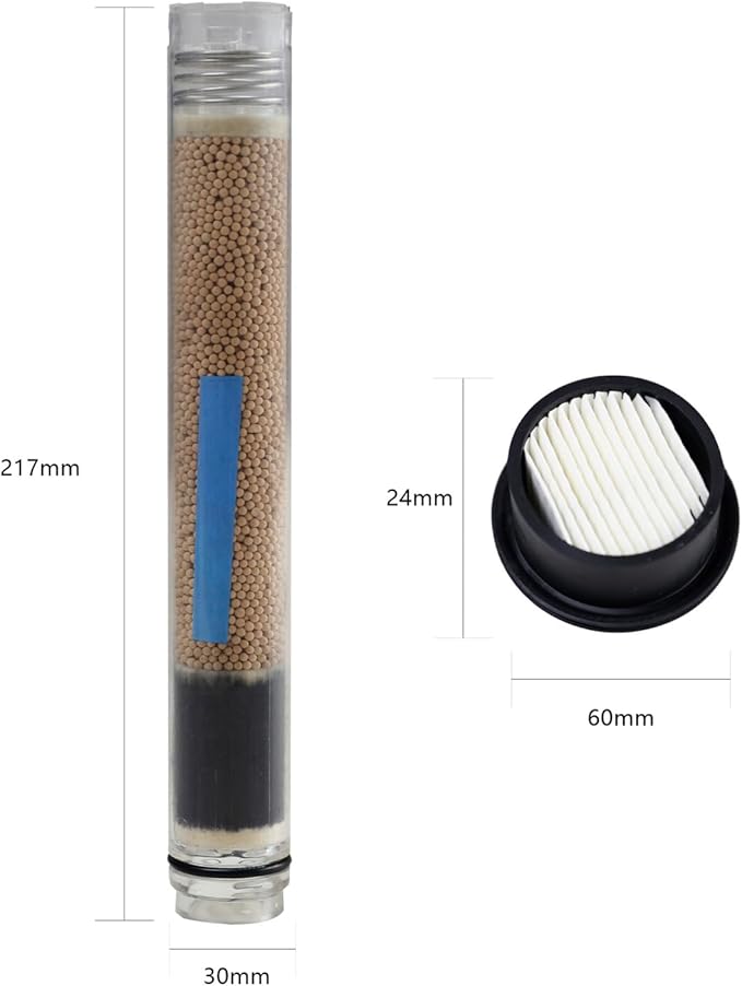 TUXING 4500PSI Scuba Diving Air Compressor Water Oil Filter Tube for Water Oil Separator Absord Moisture Absord Water for TXESB042 Model L217mm*OD30mm*ID30mm (Filter Tube)
