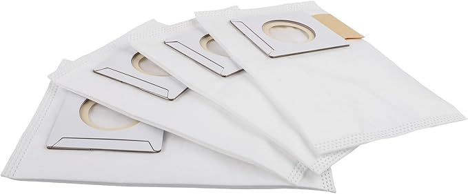 5-Layer Electrostatic Fleece 197903-8 Filter Bags With Rubber Seal For 36V 18V X2 Backpack Vacuum XCV05 XCV09 XCV10 Dust Collection 4-Pack (10 PACK)