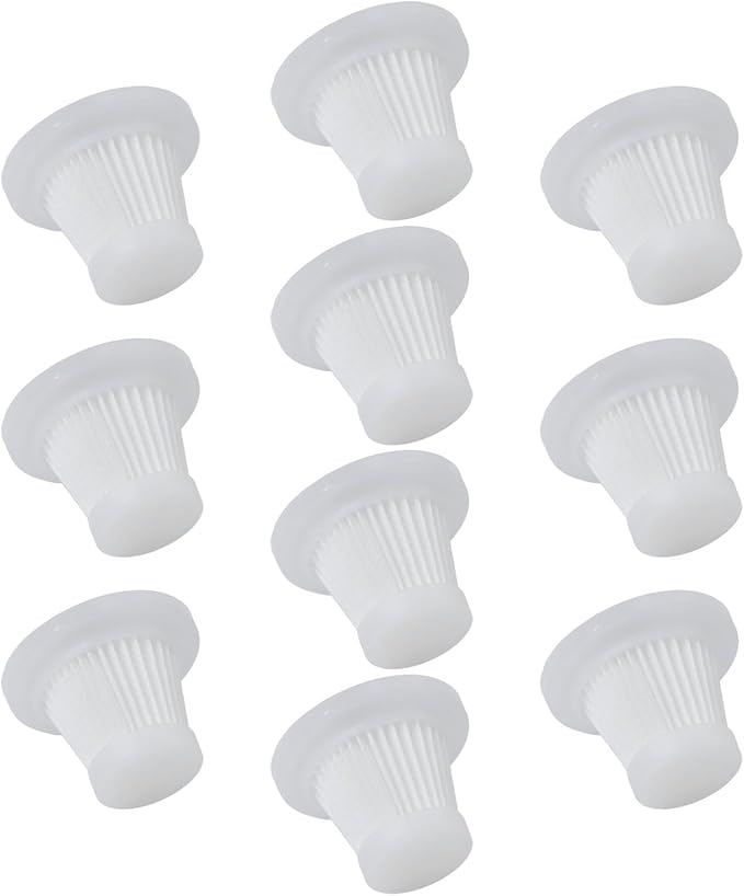 For HEPA Filter for Car Vacuum, Washable Reusable Vacuum Filter Replacement 10 Pack, Car Vacuum Cleaner Filter Set for Vehicle - 52x40x28mm