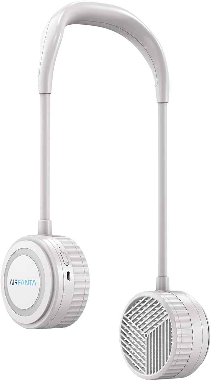Personal Wearable Laminar Air Purifier (High efficient and none ozone) (White)