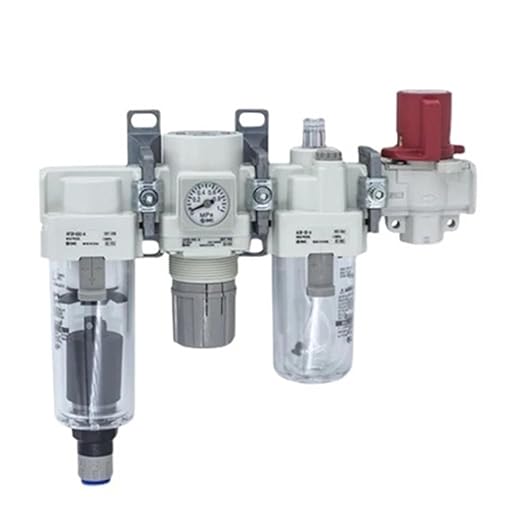 1pc Air Combination Air Filter + Regulator + Lubricator + Valve AC AC20 AC30 AC20-02E/01CE/02CE/02C-V-B AC30-02E/03E/02C/03C/02D-V-B(AC30-03DE-V-B)