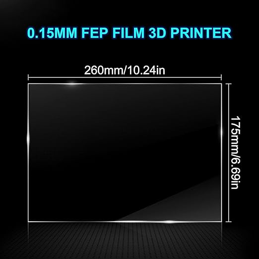 6PCS FEP Film for ANYCUBIC Photon Mono X, Mono X2, Mono X 6K, Mono X 6Ks, M3 Plus, Resin Tank Fep Replacement,3D Printer Accessories