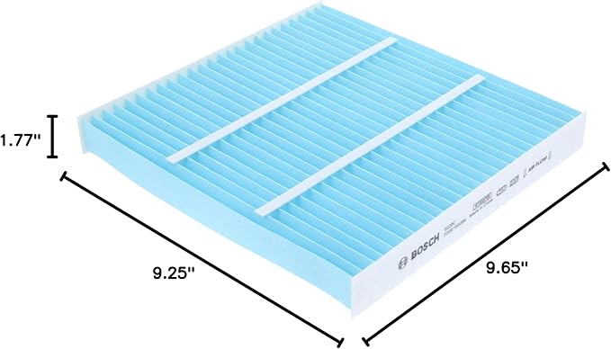 BOSCH 6029C HEPA Cabin Air Filter - Compatible With Select Acura CSX, ILX, MDX, RDX, RL, RLX, TL TLX, TSX, ZDX; Honda Accord, Civic, Crosstour, CR-V, Odyssey, Passport, Pilot, Ridgeline