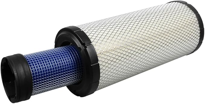 2SET P827653 P829332 Air Filter Kit Compatible with Bobcat 863 863G 964 873 873G Kubota Excavator KX080-4 KX080-3 KX080-3T Skid Steer Loaders SSV75C SSV65C Replace 6666375 6666376