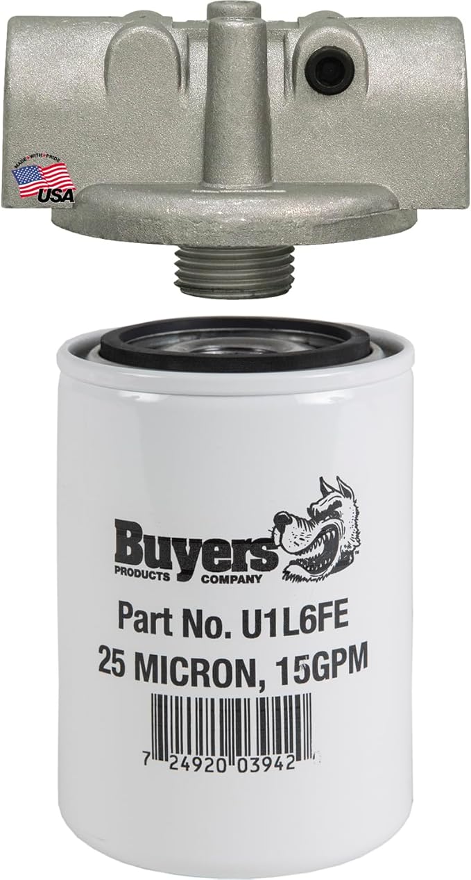 Buyers Products HFA12525 Filter Assembly (Filter Assy 25 Micr 25 Psi Byp)