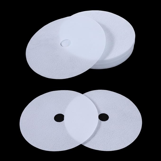 10 PCS Universal Cloth Dryer Exhaust Filter, High-Efficiency Lint Traps Air Intake Paper Filters Portable Dryers Replacement Parts Universal Cotton and Paper Filter Discs for Dryer