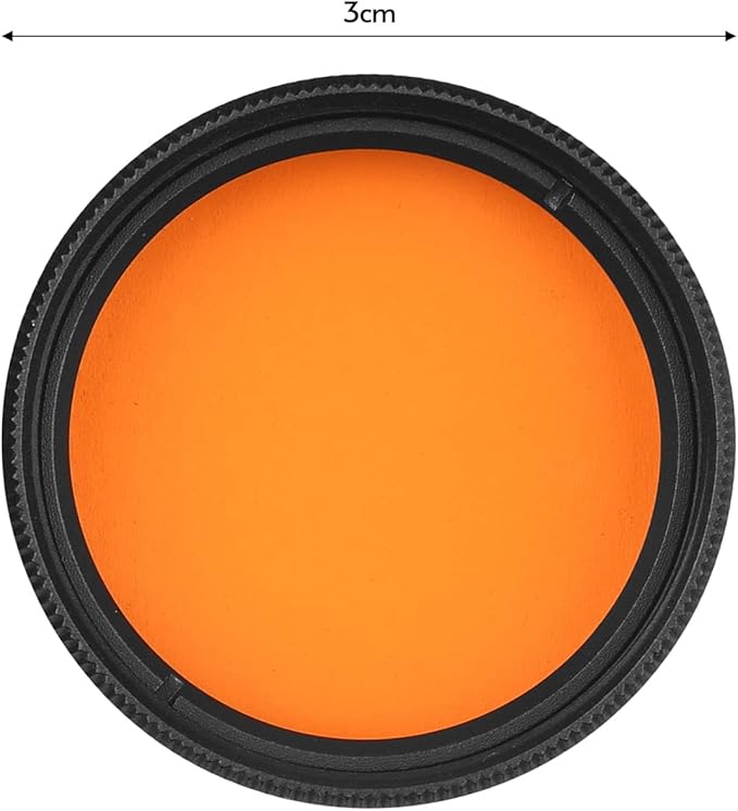 Andoer Telescopic Eyepiece Filter Kit, 1.25 Inch Telescopic Moon Filter Sky Light Filter CPL Filter, 5 Colour Filter Set (Red, Orange, Yellow, Green, Blue) for Moon Watching