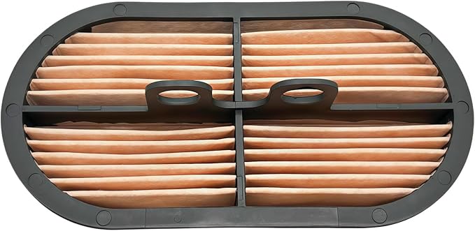Primary & Secondary Air Filter Set 32/925682/3 87037984/5 Compatible with John Deere, JCB, New Holland and Case-IH Agricultural Equipment P608533/0975 87356351/7353 RE253518/9 6501484/3092M1