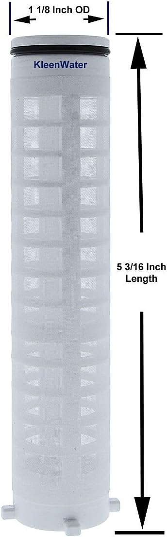 1 Inch 250 Mesh Spin-Down Sand Separator Filter Screen, KleenWater KW1-RE-250M Polyester Replacement Sand Filter Screen