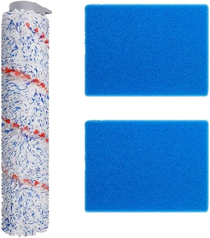 Hand-held Floor Scrubbers Roller Brush Hepa Filter Sponge Parts。Compatible For Tineco IFloor S/IFloor / HF10E-01 。Wet Dry Vacuum Cleaner Replacement Spare (Color : Set G)