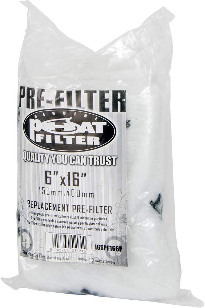 IGSPF166PF, 6" x 16" Pre-Filter, Silver