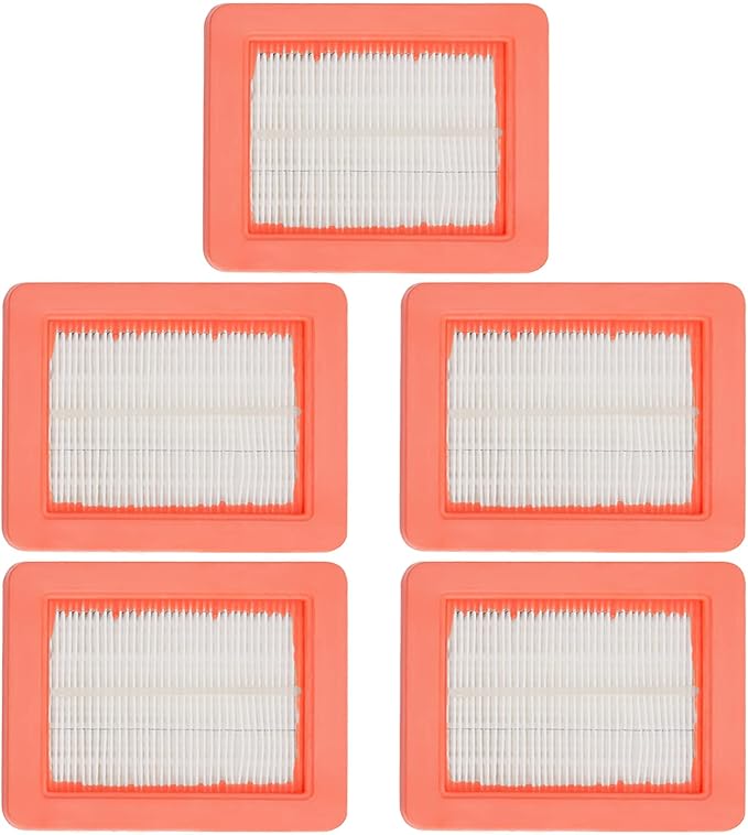 TIANYAN 17211-Z8B-901 Air Filter for Honda GCV160LAO GCV190LA GC190LA HRR216 HRB216 HRB217 HRC216 HRS216 HRT216 HRZ216 HRX217 EB2800I EG2800I Generator Lawn Mower Air (5 pcs)