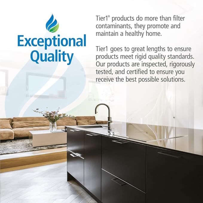 Tier1 5 Micron 10 x 4.5 Water Filter | Spun Wound Polypropylene Whole House Water Filter Cartridge | Replacement for Pentek DGD-5005, WDGD-5005, 155357-43 | 4.5 x 10 Water Filter (2-Pack)