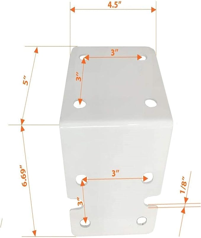 CFS Whole House Mounting Bracket for 10" and 20" Water Filter Housing Compatible with 244047, 150578, MC-1A, 150061, FM-25W (3)