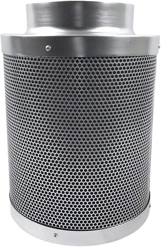 4 Inch Air Carbon Filter Odor Control, Reversible Flange, Pre-Filter Included, Smelliness Scrubber Accessories Parts for Grow Tent Rooms