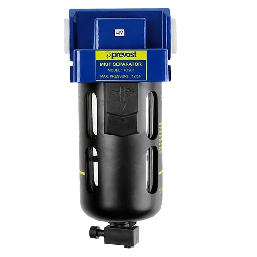 Prevost TC203 Compressed Air Inline Oilesser Oil Coalescing Separator Filter 1/2" FNPT