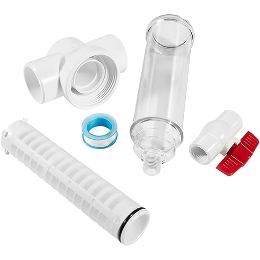 1-1/2" Spin Down Sand Separator for 50 Gpm Sediment Water Filter System, PVC Slip Fit Connections, 100 Mesh