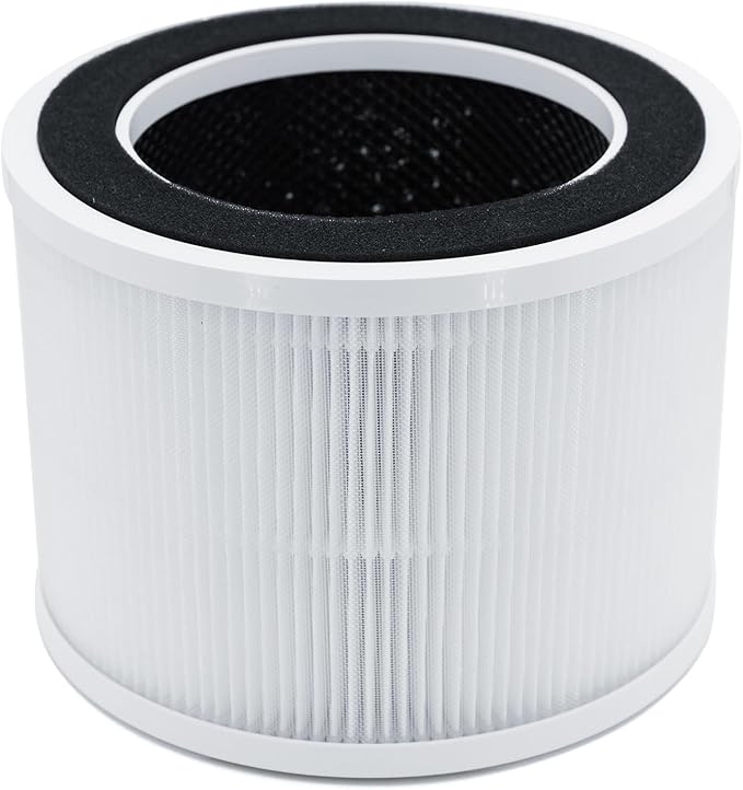 Firehawk H13 Hepa Air Purifier Replacement Filter, 3-Stage Clean 99.97% Dust Smoke Pollen Pets Hair, 1 Pack