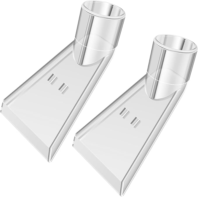 2Pcs Carpet Vac Extractor Attachment Tool, Portable Vacuum Cleaner Brush Head, Extraction Nozzle Shatter Proof Sofa Carpet Cleaning Nozzle Transparent Vacuum Cleaner Parts for Vacuum Cleaners