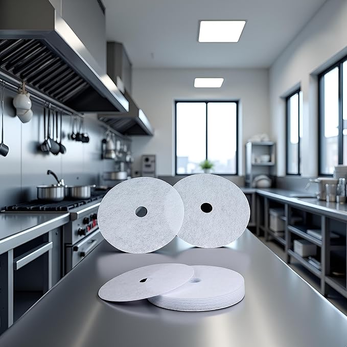 4 Pcs White Cloth Dryer Exhaust Filter, for Chef Dryer Parts and Accessories (227 x 33 mm)