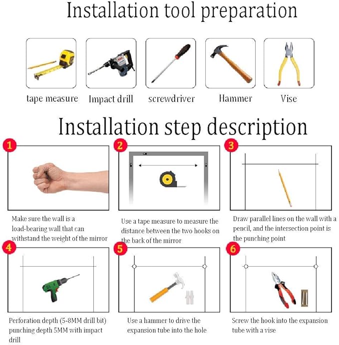 Wall Mirror Modern LED Bathroom Mirror with Defogging Backlit Bathroom Mirrors with Light and Touch Sensor Switch Demister Pad (Color : D Size : 50CMx70CM) (A 75CMx100CM)