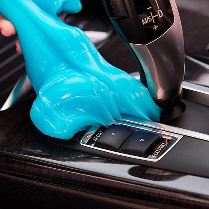 PULIDIKI Car Cleaning Gel Car Cleaning Putty Car Putty Auto Detailing Tools Car Slime Cleaner Dust Cleaning Gel for Car Interior Cleaner Car Cleaning Supplies Cleaning Kit Car Accessories Blue 2Pack