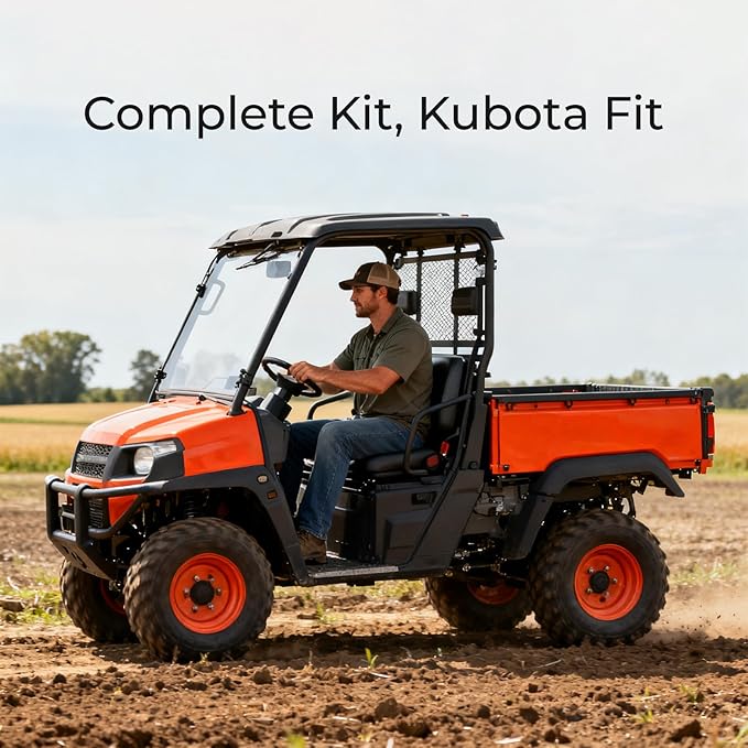77700-05389 Kubota RTV Maintenance Filter Kit Compatible with Kubota RTV-X1140 RTV-X1100C RTV-X1120D Utility Vehicle Replaces HH150-32094 6A320-59930 HHK70-14070 1G319-11210 HHK32-16770
