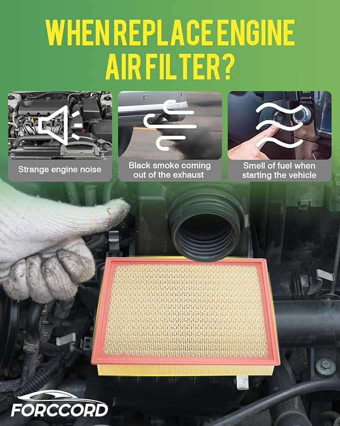 2-Pack CA7440 Engine Air Filter Fits for Infiniti QX56 2004-2010, Jeep Grand Cherokee 1993-2004, Grand Wagoneer 1993, Armada 2005-2015, Pathfinder 2005-2012 Air Filter Car Accessories