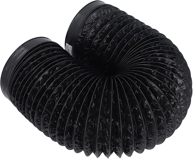 NoiseReducing 7in Dryer Vent Exhaust Hose Flexible Duct Easy Installation Spiral Design for Kitchens Greenhouses Bathrooms Efficient Airflow Ventilation Hose