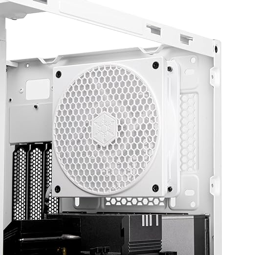 Silverstone Technology FF121 White Colored 120mm Fan Filter with Honeycomb Grille, SST-FF121W