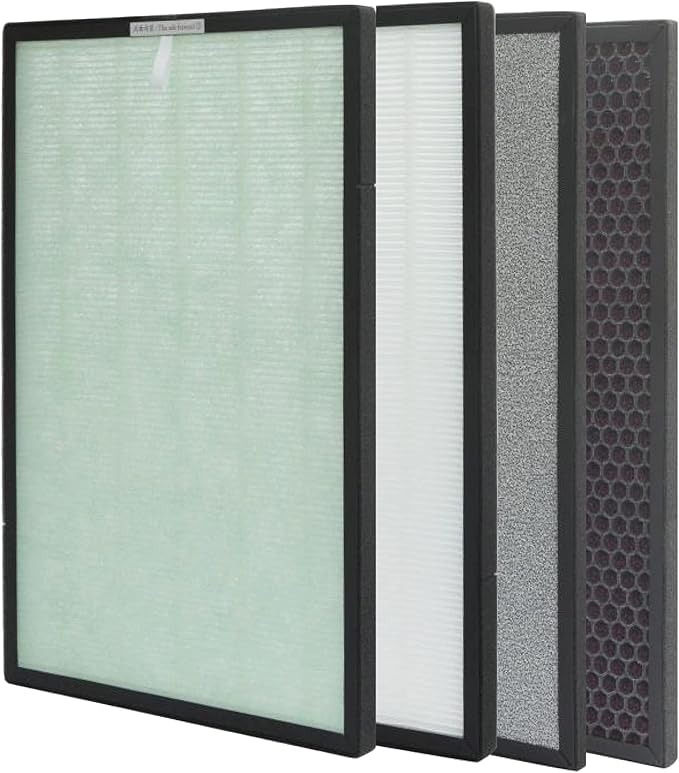 RIA Smart Air Purifier BreezeGuard 2-in-1 with Built-In Humidifier, Industrial-Grade Air Cleaner, for Large Homes up to 2500 SqFt, Smart App Remote Control, Removes Wildfire Smoke, PM2.5, Allergens