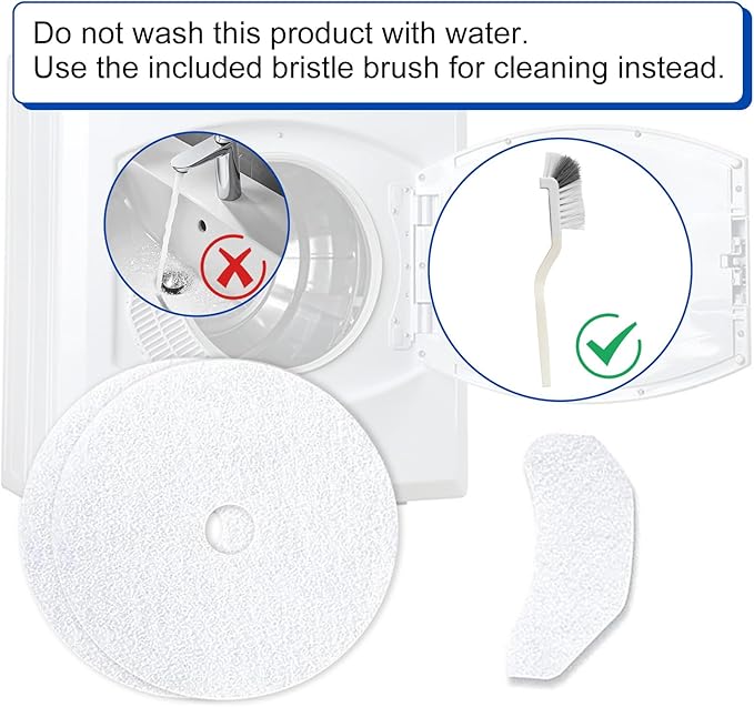 (20 Pack) Dryer Intake & Exhaust Vent Filter Set - 16 Intake + 4 Vent Air Filters for Efficient Lint Trapping & Fire Prevention - Fits Most Dryers