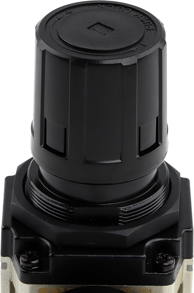 SNS AR4000-N04 Female Thread 1/2 NPT Air Pressure Regulator 0-150 PSI Adjustable,Bracket,Gauge
