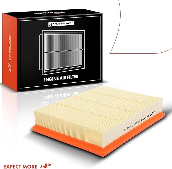 A-Premium Engine Air Filter Compatible with Selected Cadillac, Chevrolet & GMC Models - Silverado, Sierra, Avalanche, Suburban, Tahoe, Yukon, Escalade & More