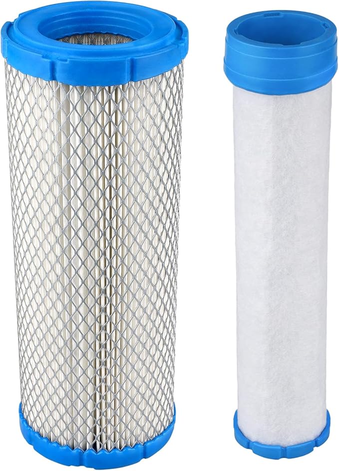 11013-7044 25 083 01 Air Filter & 11013-7045 2508304-S Pre Filter for Kawasaki 11013-7020 11013-7019 for Kohler 25 083 01-S for John Deere M131802 for B&S 841497 for Gravely 21536900 Lawn Mower