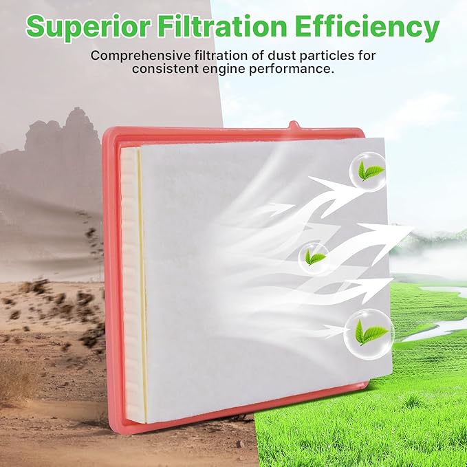 2PCS Engine Air Filter Fit for Chevrolet Equinox (1.5L, 2.0L) 18-26, GMC Terrain (1.5L, 2.0L) 18-26 Air Filter Replacement Engine Filter Accessories # CA12260 A3226C A3240C