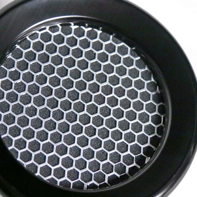 KYOSTAR Universal 3" (76mm) High-Flow Air Filter, Reusable Cone Cold Air Intake, High Performance Clamp-On Car High Flow Air Kit, Flange Diameter: 3 Inch, Filter Height: 6.4 Inch, Carbon Fiber Pattern