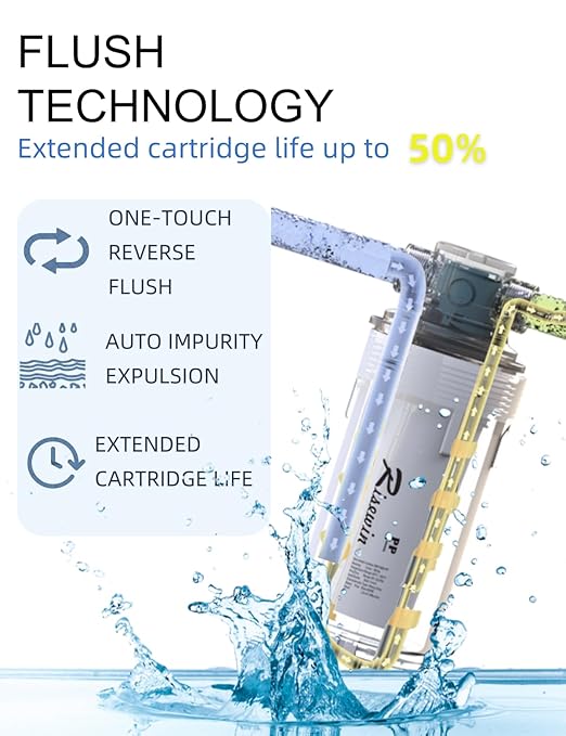 Inline Water Filter| Risewin 3-Stage Whole House Water Filter System with 4-Mode Valve 3-Min Change, No Shutdown, 8 GPM High Flow | Military-Grade Housing & Iron Removal for Well & City Water, RV