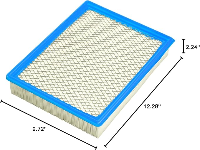 EPAuto GP755 (CA8755A) Engine Air Filter, Replacement for Chevy Silverado, Suburban, Tahoe, Avalanche, GMC Sierra, Yukon, Cadillac Escalade – Fits V8 5.3L/6.0L/6.2L Engines (1999–2020)