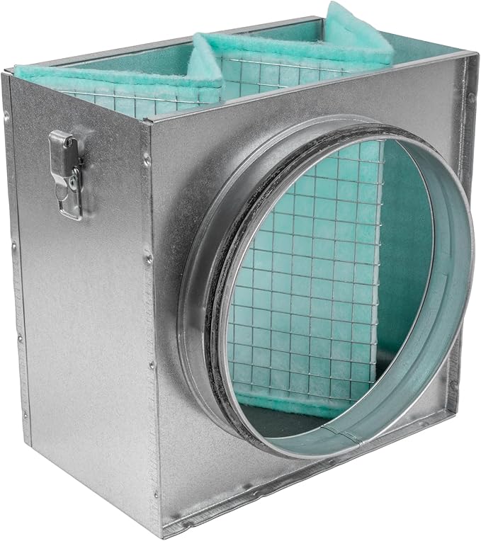 Repa Market 10" x 10" Replacement Air Filter for 8" Duct Filter Box – G3 Class Purifier Filter for Dust Collection, Lint Trap – Air Purifier – HVAC Ventilation System Filters, Home Improvement