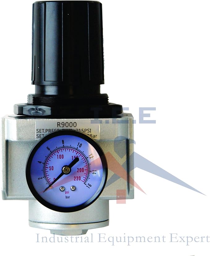 1" Inline Compressed Air Regulator Filter Desiccant Dryer Moisture Separator 4 Stage In Line Air Filtration System