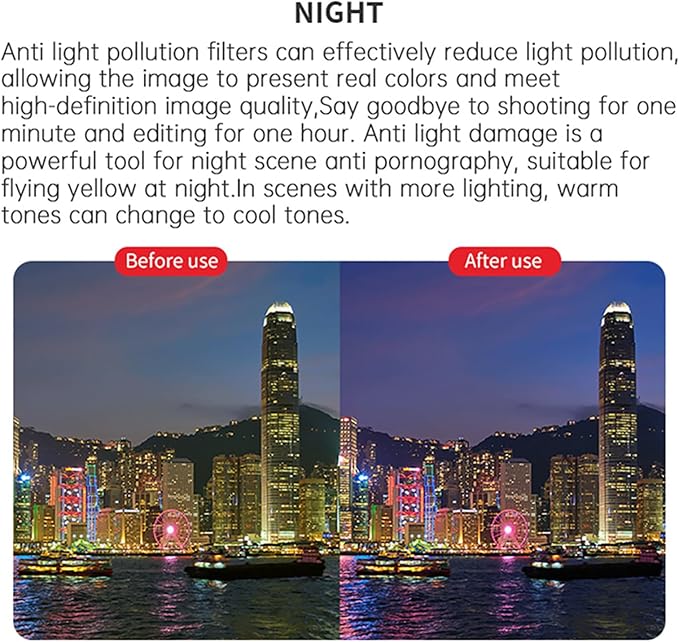 Lightweight Aluminum ND/CPL/UV/Starlight/Night/Black Mist 1/8 Lens Filter OSMO Pocket 3 - Enhance Your Photography