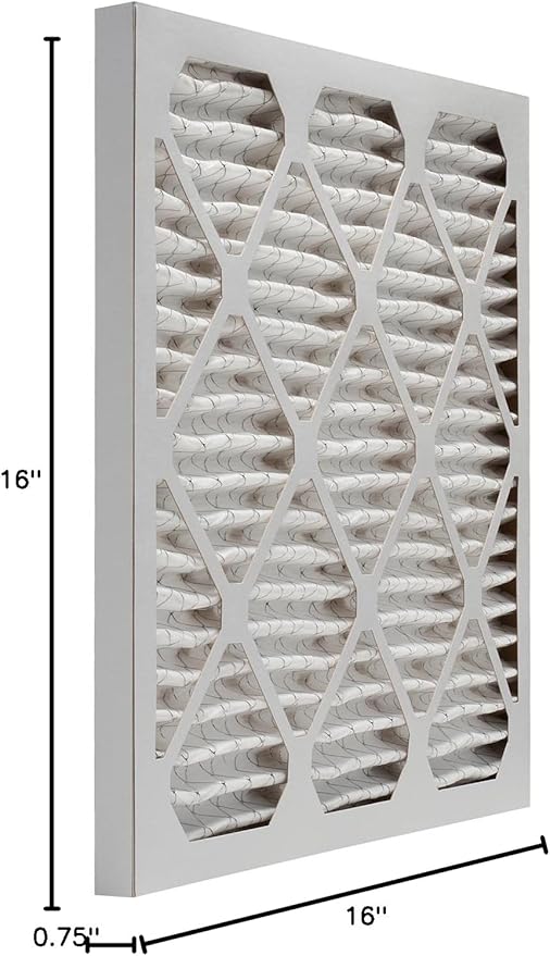16x20x1 AC and Furnace Air Filter by Aerostar - MERV 11, Box of 2
