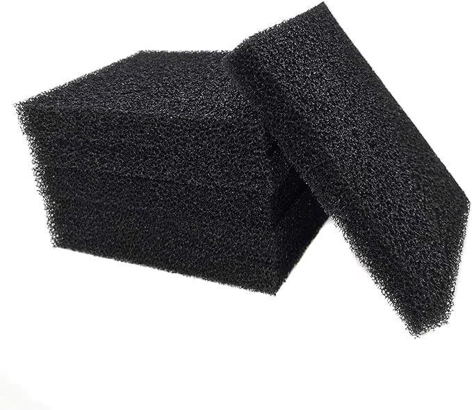 Aquarium Bio Fitler Media Sponge, 6.28 x 5.5 x 0.78 inch Foam Filter Pad Compatible to ML350 (6)