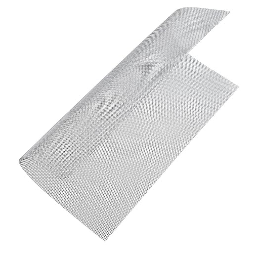 2 Pack 304 Stainless Steel Wire Mesh Screen 20 Mesh 11.8 x 11.8 Inch Metal Meshes Screen Woven Wire Meshes 1mm Hole Easy to Cut for Vent, Window Screens, Filters, Cage, Garden, Vent, Cage, Cabinet DIY