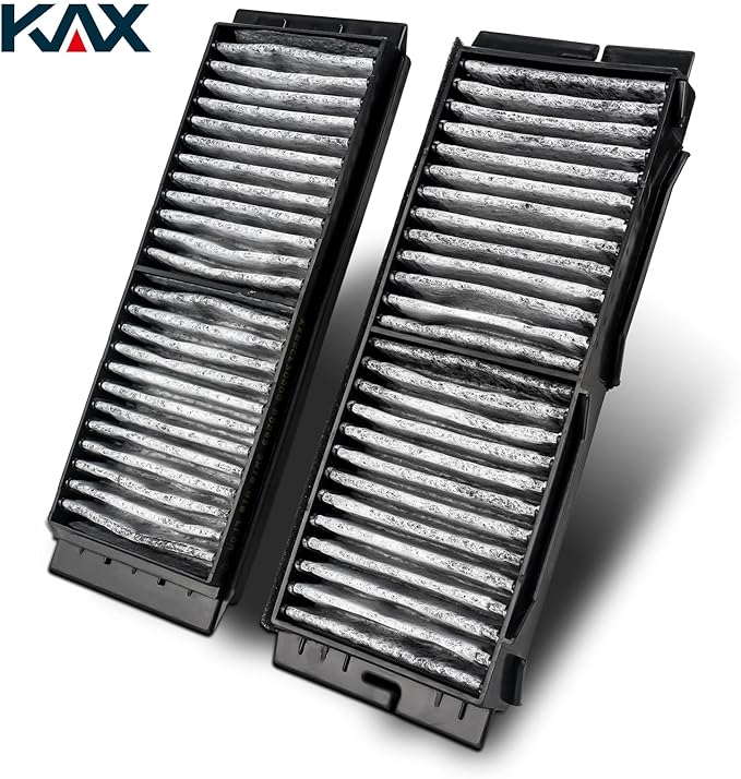 KAX Cabin Air Filter, CF11672 Replacement for Mazda 3 2010 2011 2012 2013, w/Activated Carbon Passenger Compartment Air Filter, Filter Up Dust Pollen